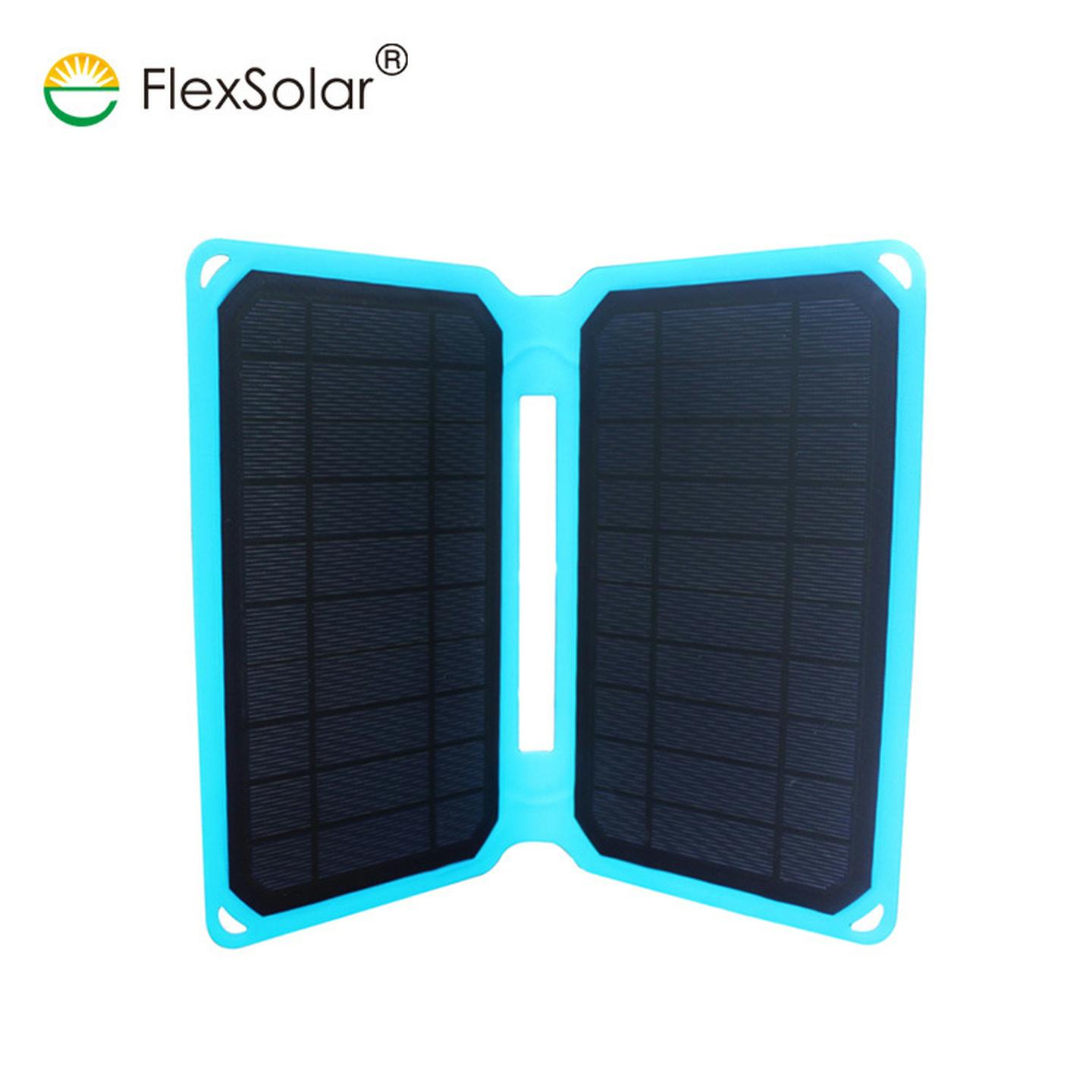 10W Solar Mobile Charger with USB Output with 1M Cable