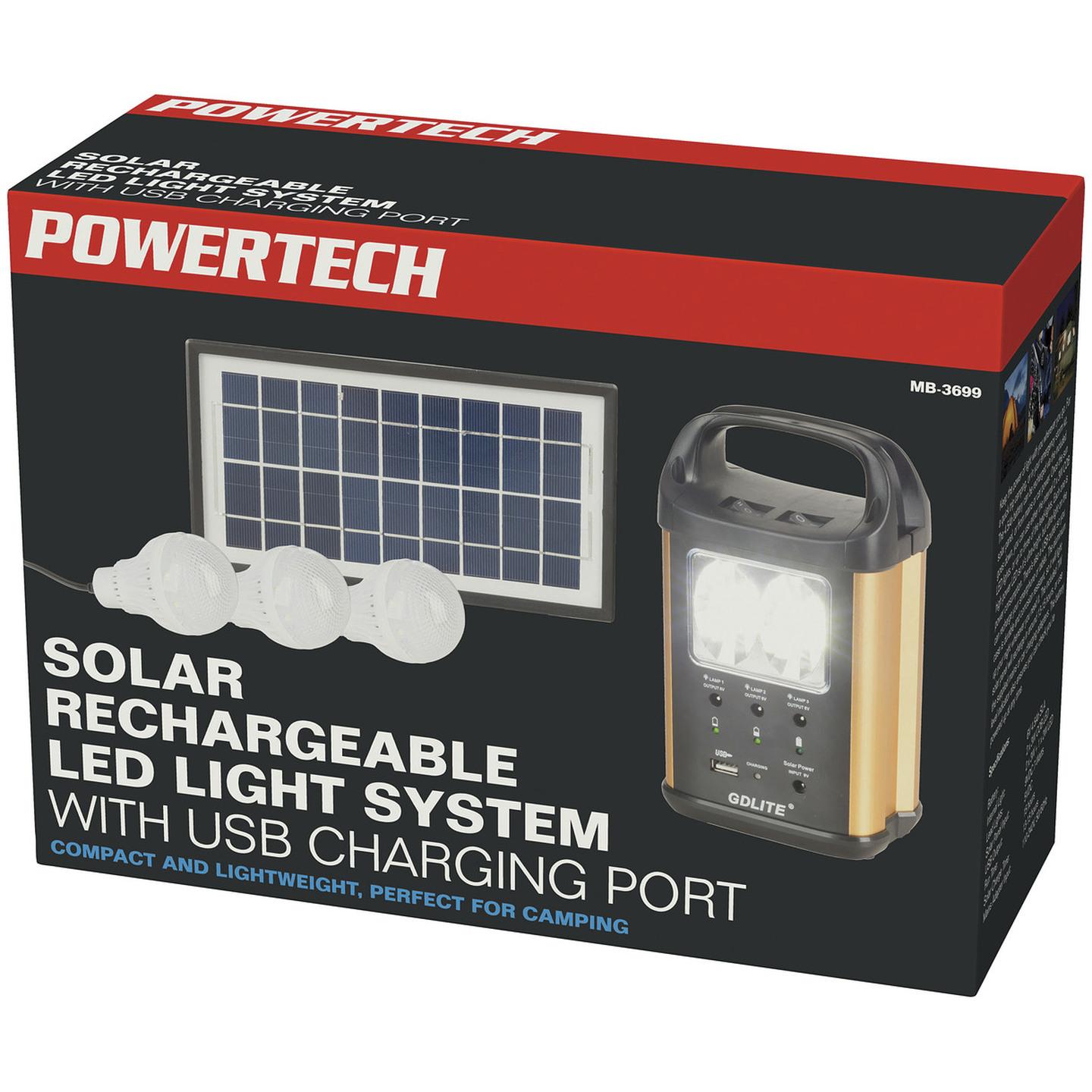 Solar Recharge LED Light Kit