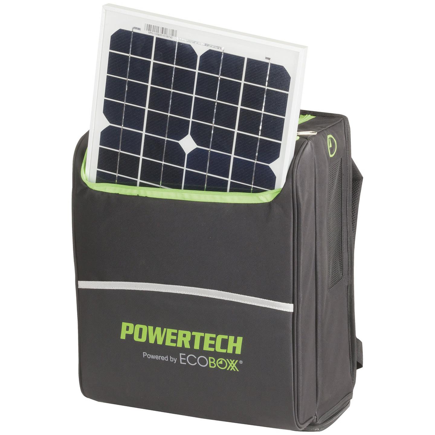300W Pure Sine Wave Portable Power Pack with 3 x 10W Solar Panels