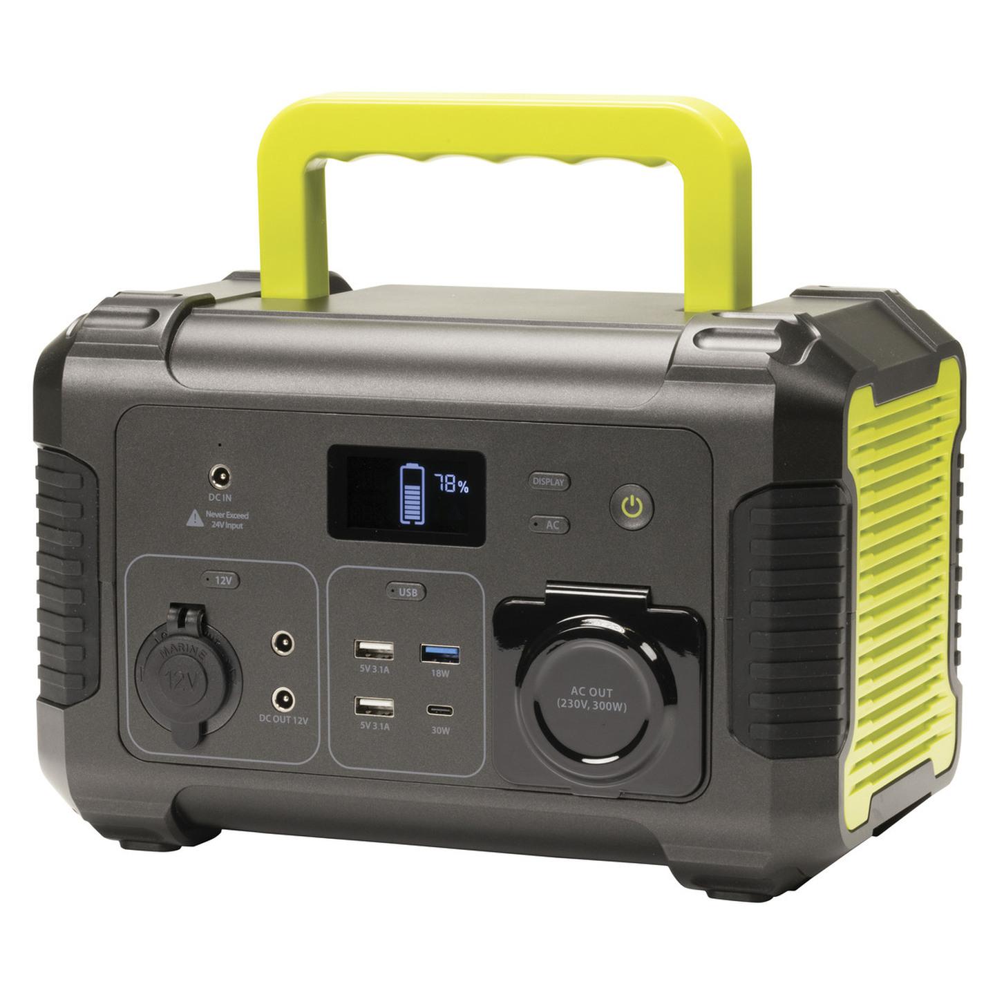 Portable 280Wh Power Station with 300W Inverter