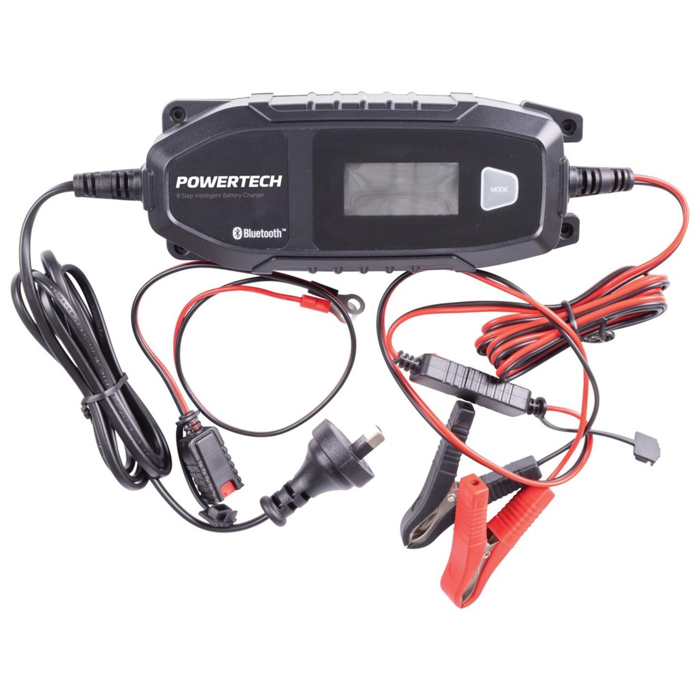 6/12VDC 4A 8-Step Bluetooth Intelligent Lead Acid and Lithium Battery Charger