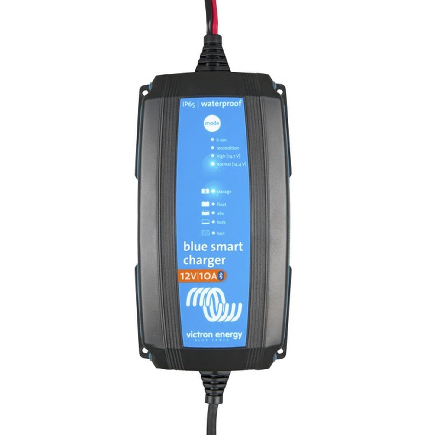 Victron Professional IP65 Blue Smart Charger 12V 10A with Bluetooth and DC Connector