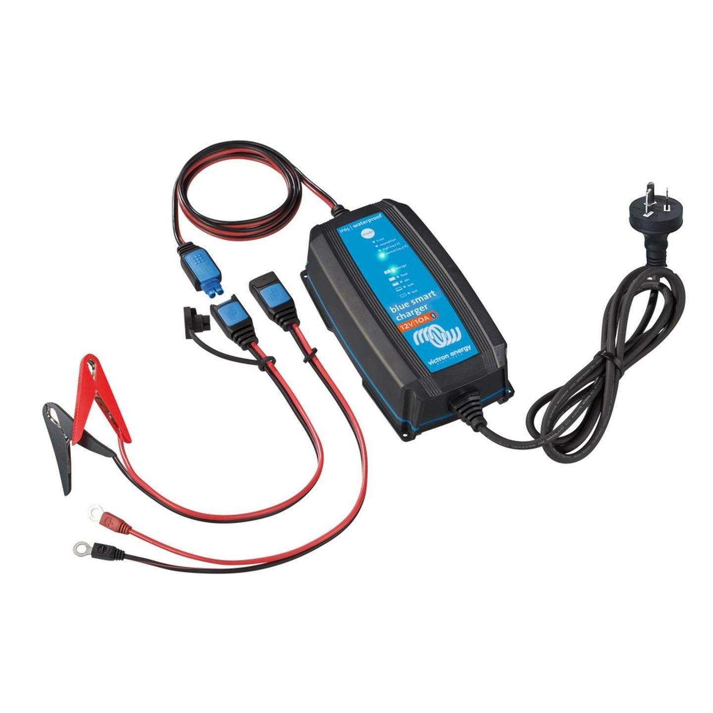 Victron Professional IP65 Blue Smart Charger 12V 10A with Bluetooth and DC Connector