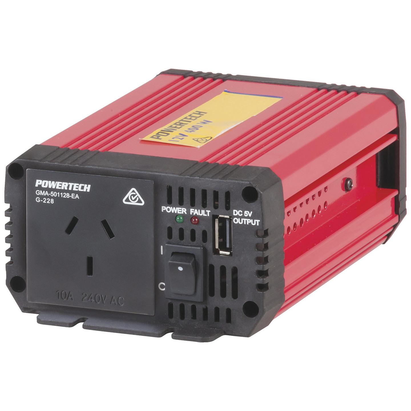 400W 1200W 12VDC to 240VAC Modified Sinewave Inverter with USB
