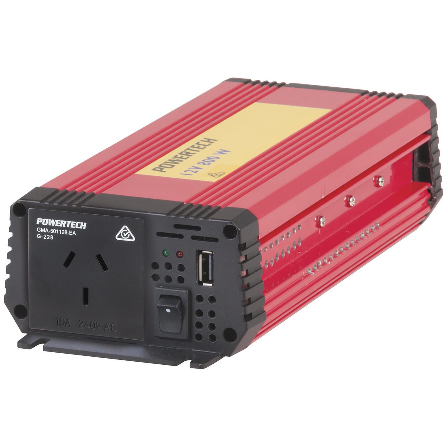 800W 2000W 12VDC to 240VAC Modified Sinewave Inverter with USB