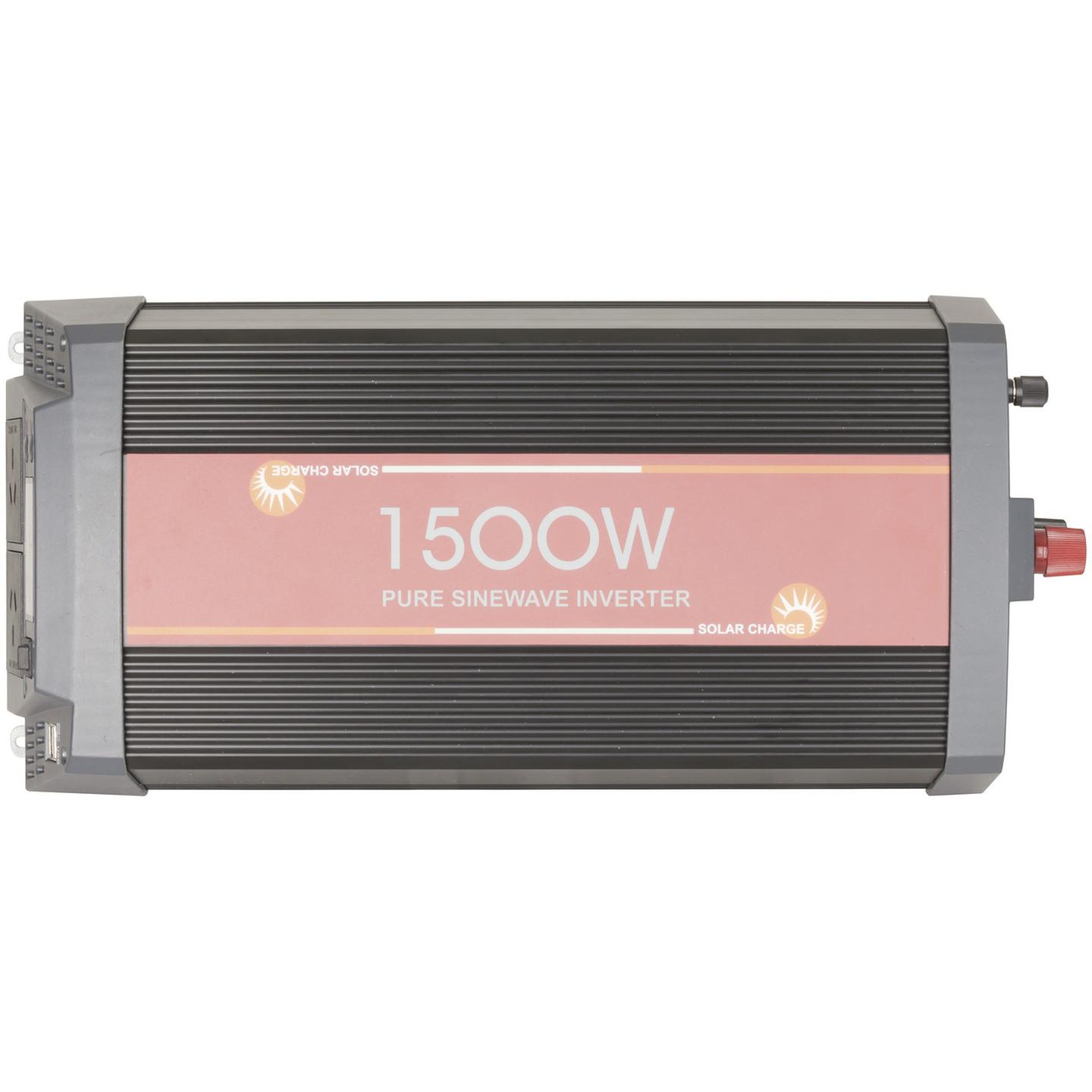 1500W Pure Sine Wave Inverter with 30A Solar Regulator