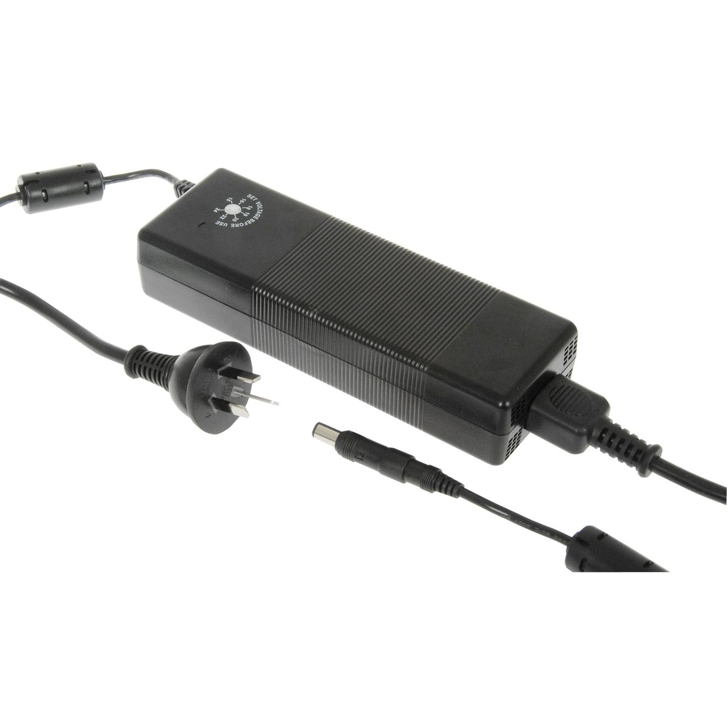 132W Laptop Power Supply 12-24V with USB output