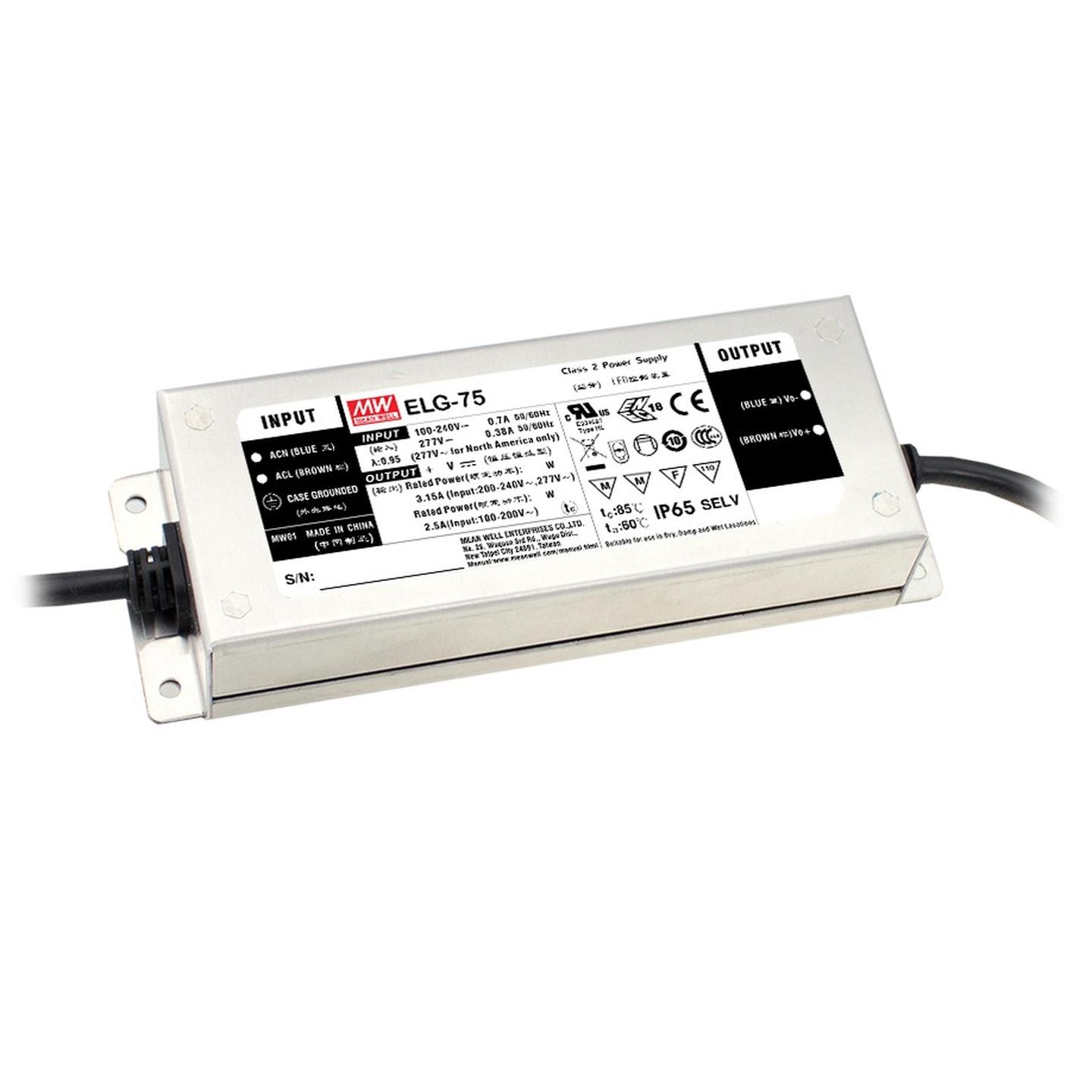 60W 12V 5A Dimmable LED Power Supply