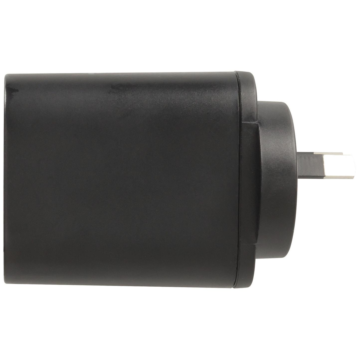30W USB Type-C and Type-A Dual Mains Power Adaptor