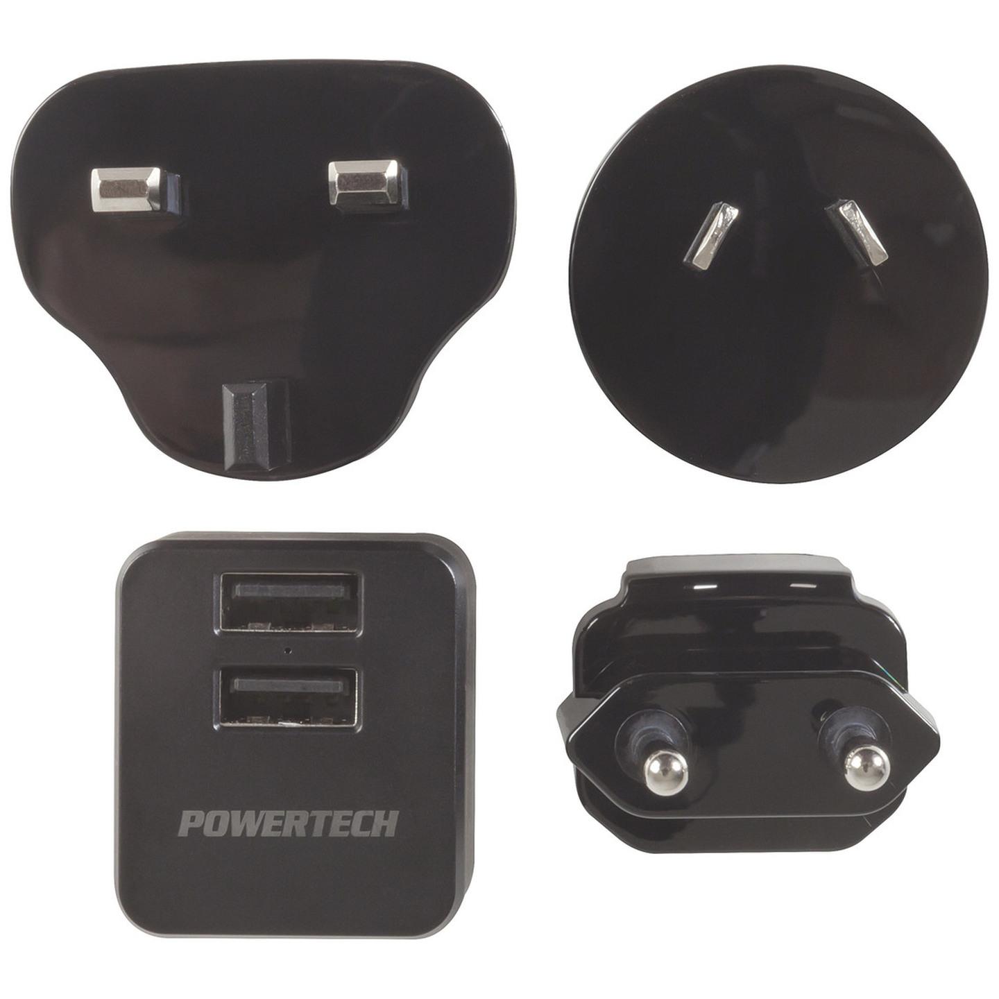 Dual USB Mains Travel Charger