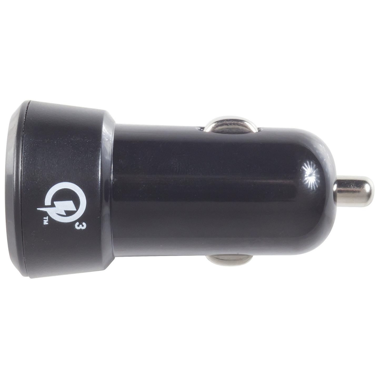 3A Quick Charge 3.0 USB Car Cigarette Lighter Adaptor