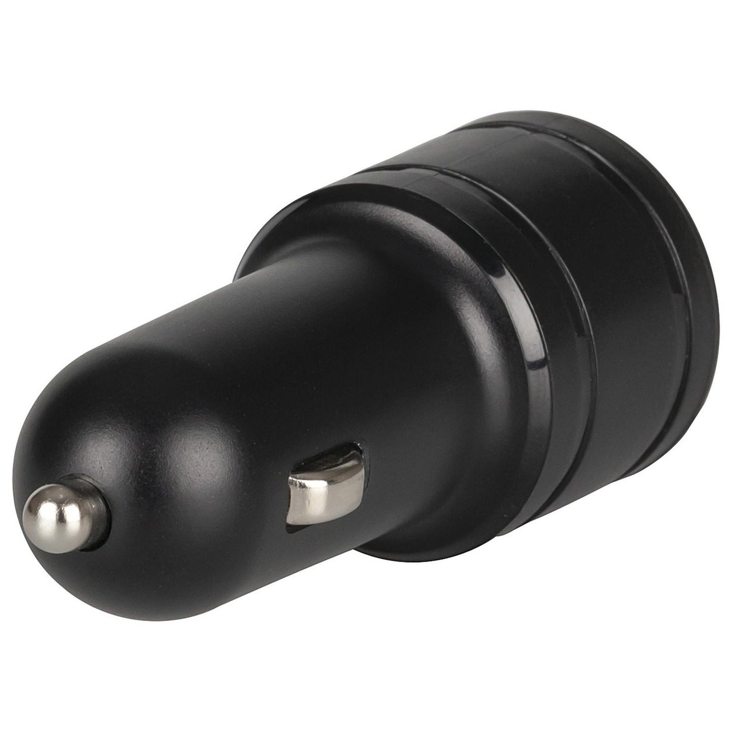 32W USB A and Type-C Car Cigarette Lighter Adaptor