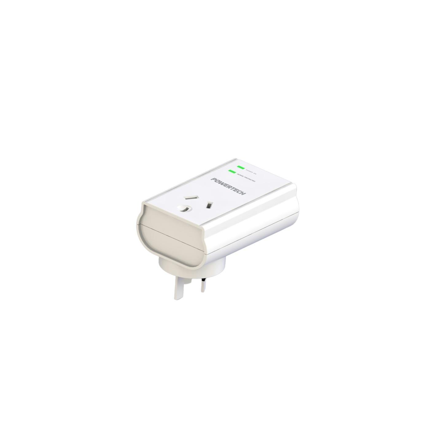 Single Outlet Mains FIltered Surge Protector