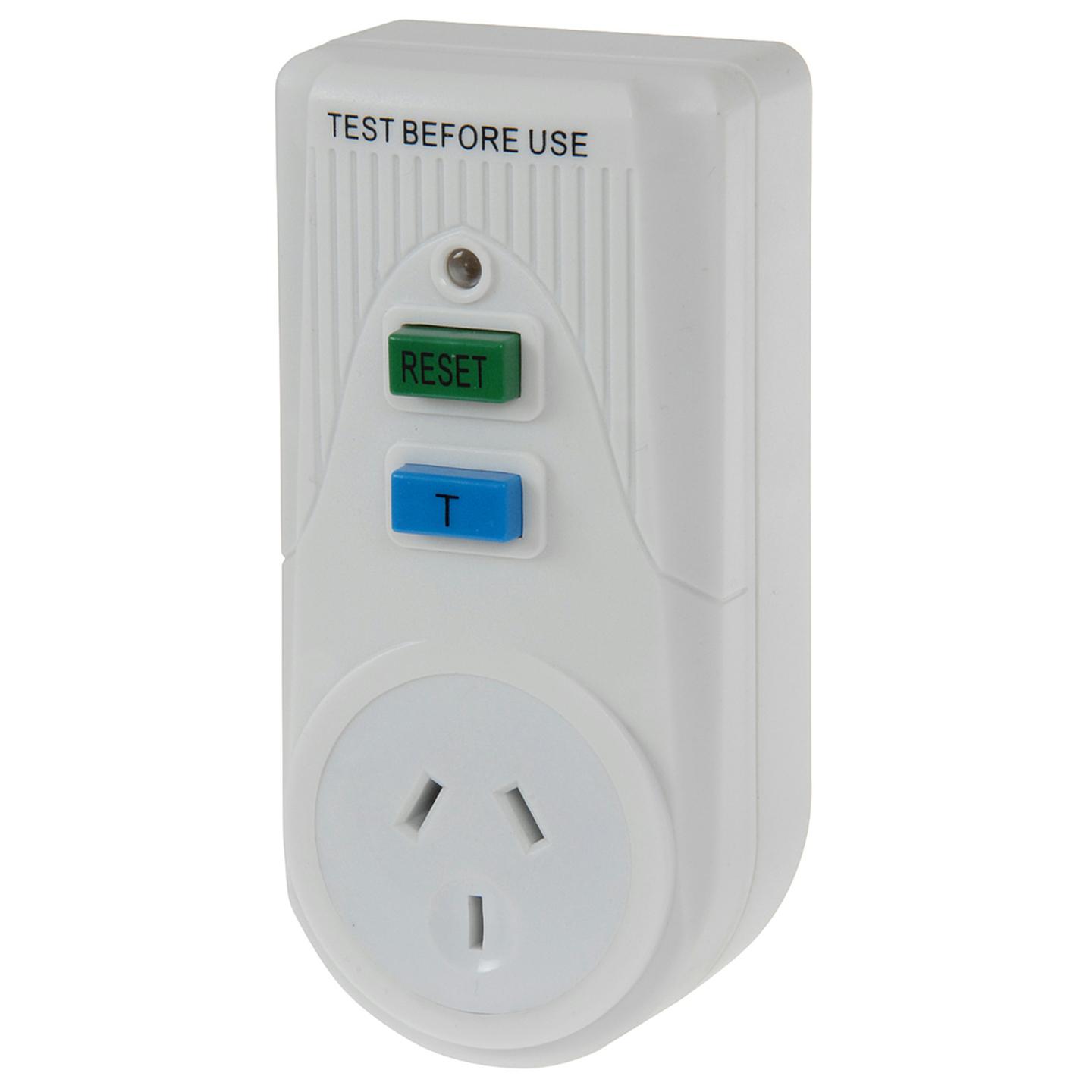 Single RCD Safety Switch Outlet