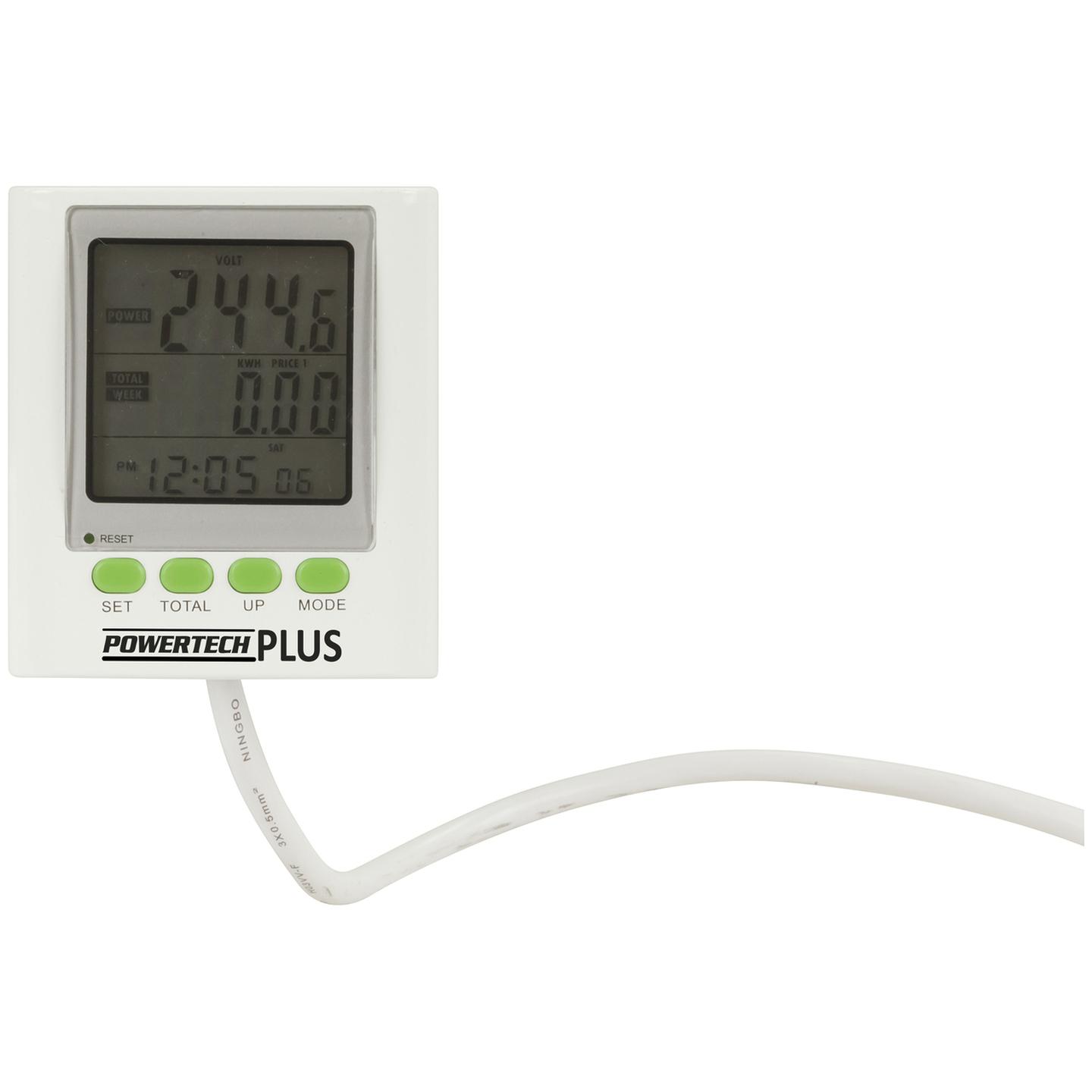 Mains Power Meter with extendable LCD Display