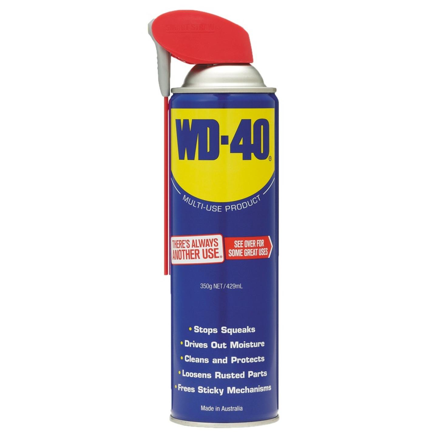 WD40 350g Spray Can Smart Straw