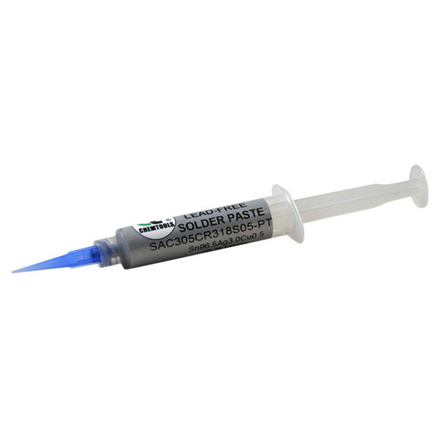 Lead Free Solder Paste SMD Syringe 10g