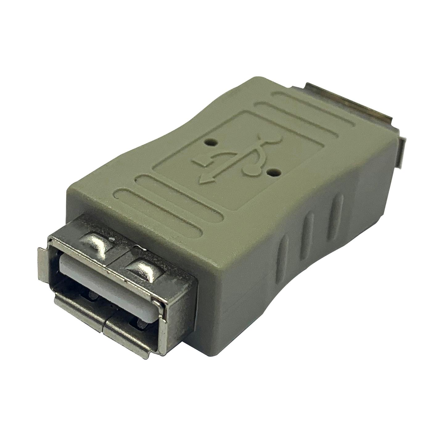USB Type-A Socket to USB Type-A Socket Adaptor