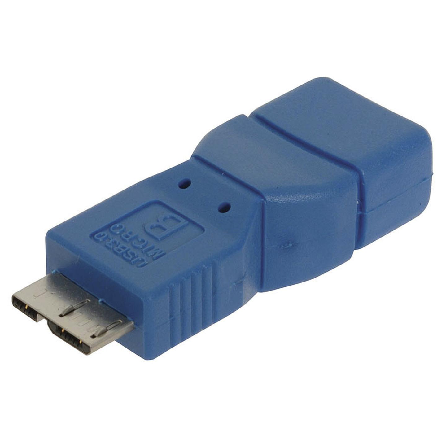 USB 3.0 Micro Plug B to Socket A Adaptor