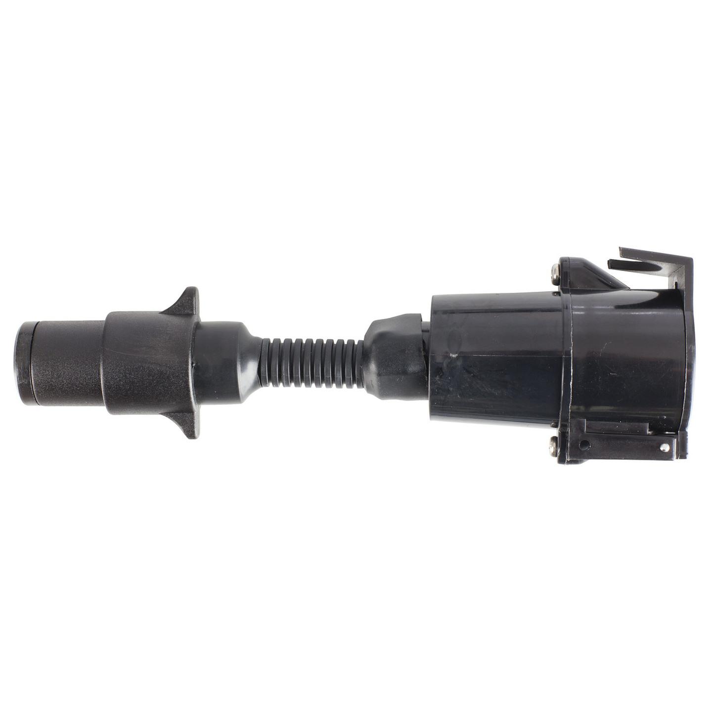 Trailer Adaptor - 7 Pin Small Round Plug to 7 Pin Large Round Socket