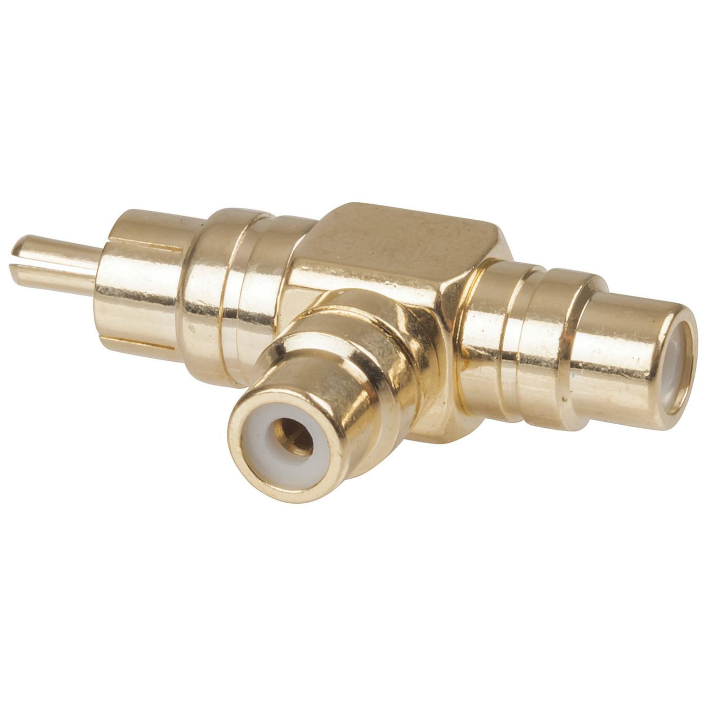 RCA Gold Double Adaptor