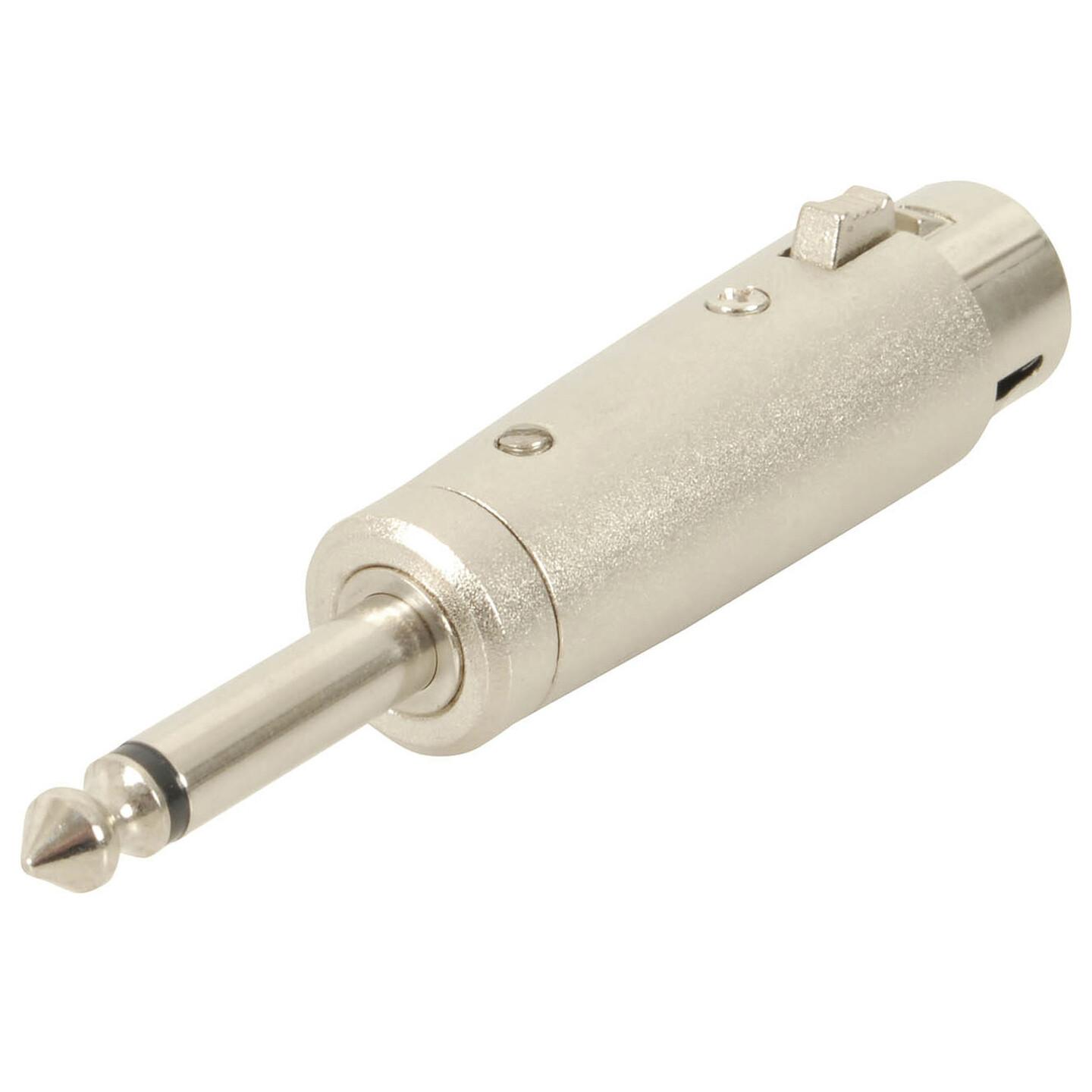 Female 3 Pin Cannon/XLR to 6.5mm Plug Adaptor