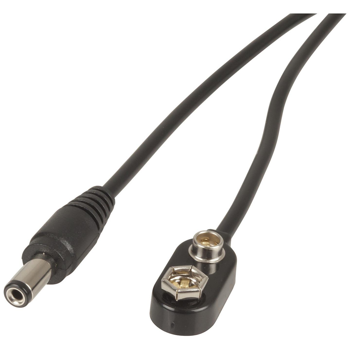 9V Battery Snap DC Cable 2.1MM plug 0.3M