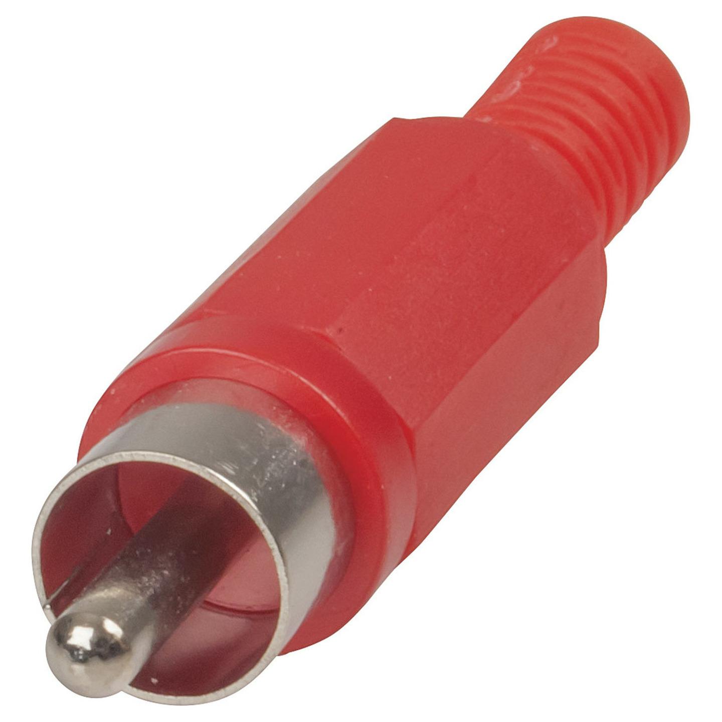 Red RCA Plug - Plastic