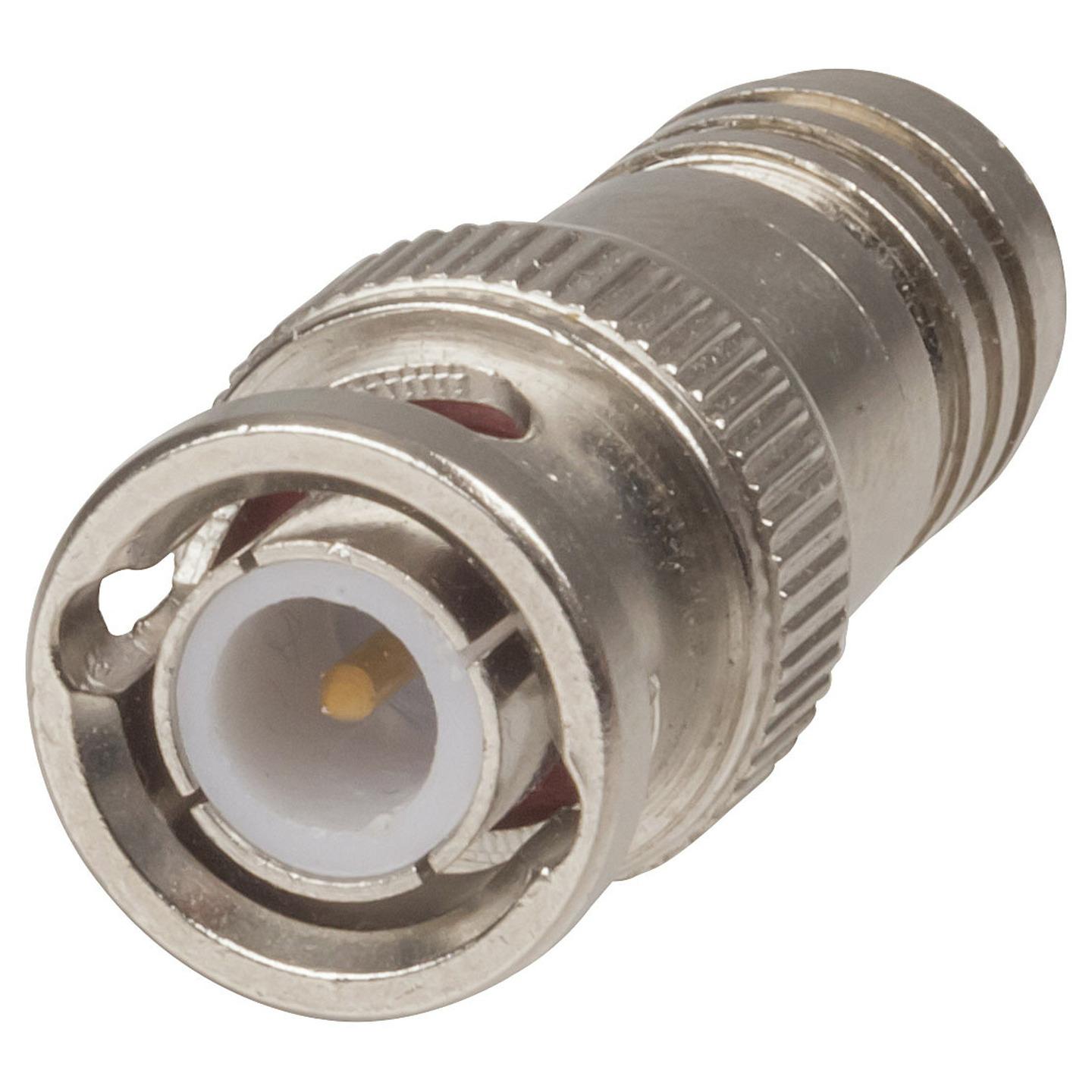 BNC Line Plug with Integral Crimp Ring and Centre Pin