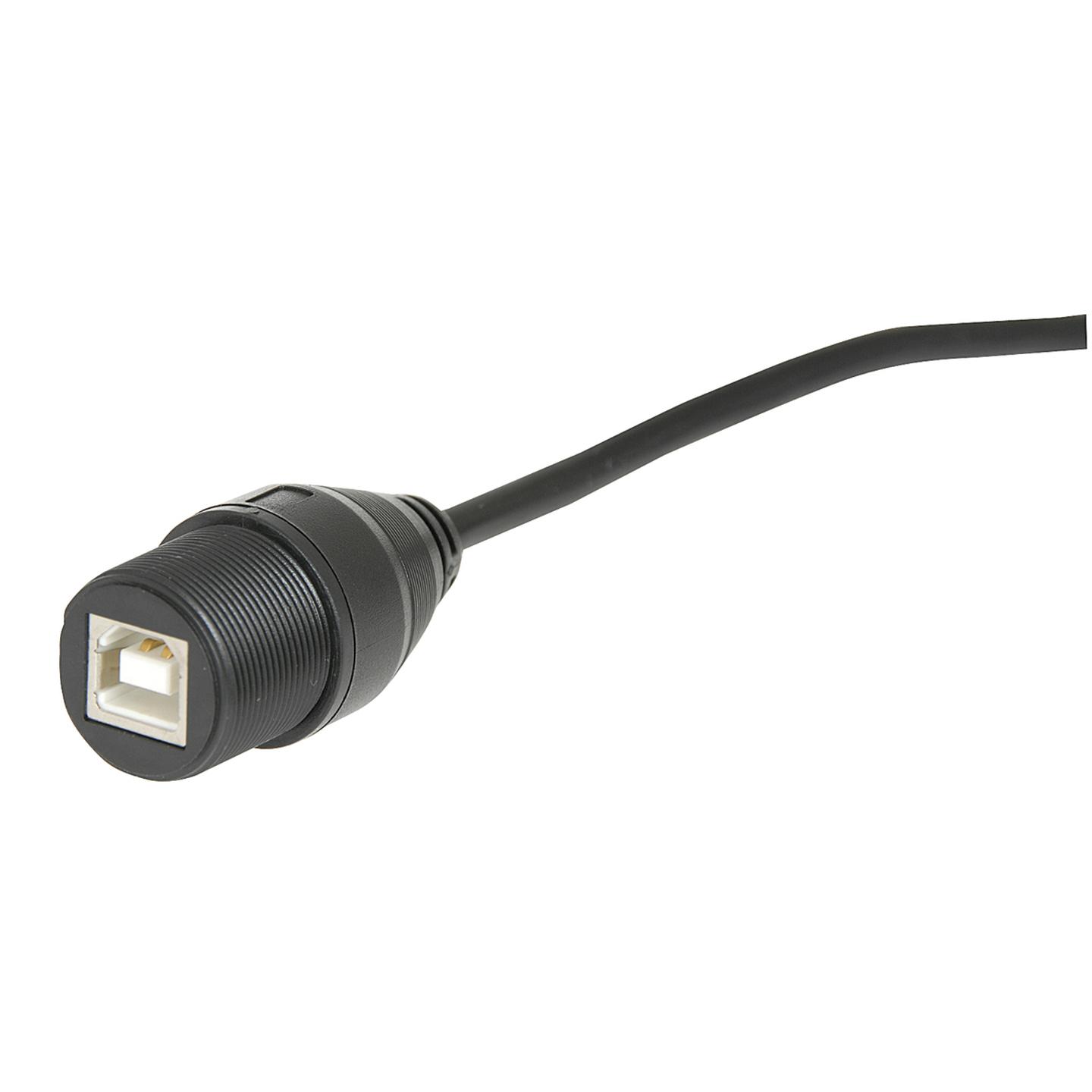IP67 Rated Type B USB Plug Cable 1m
