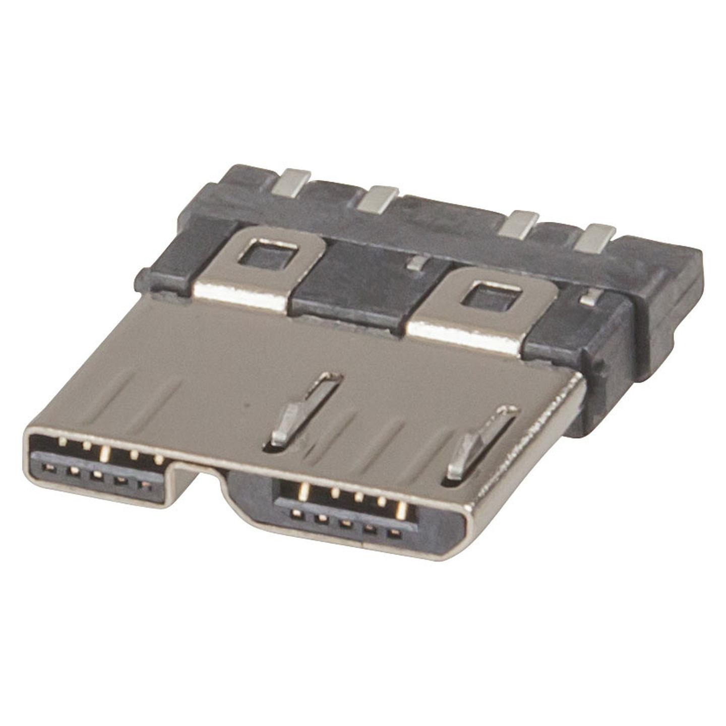 USB Plug PCB Mount Micro Type B 3.0