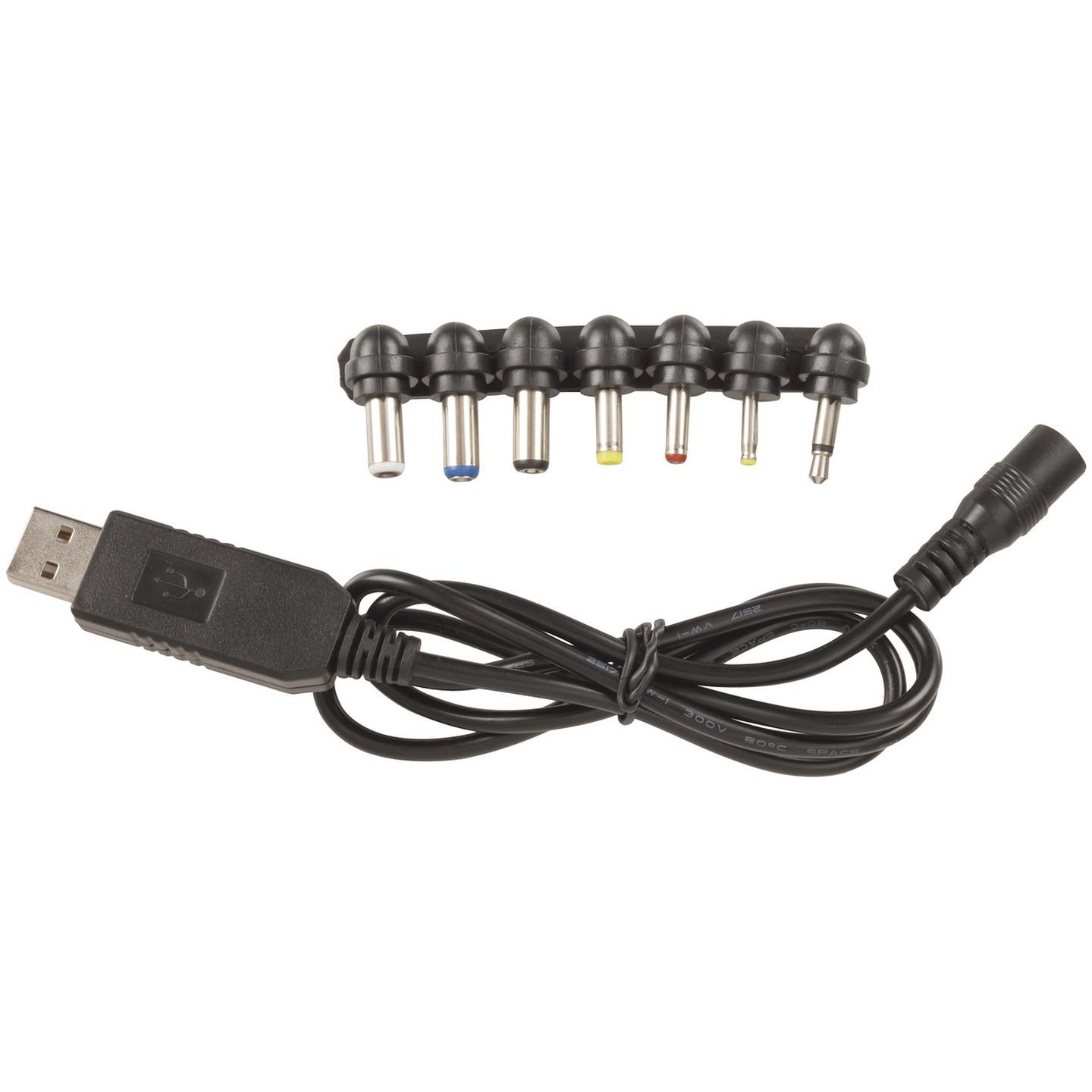 Universal USB 9V Step-Up Power Cable