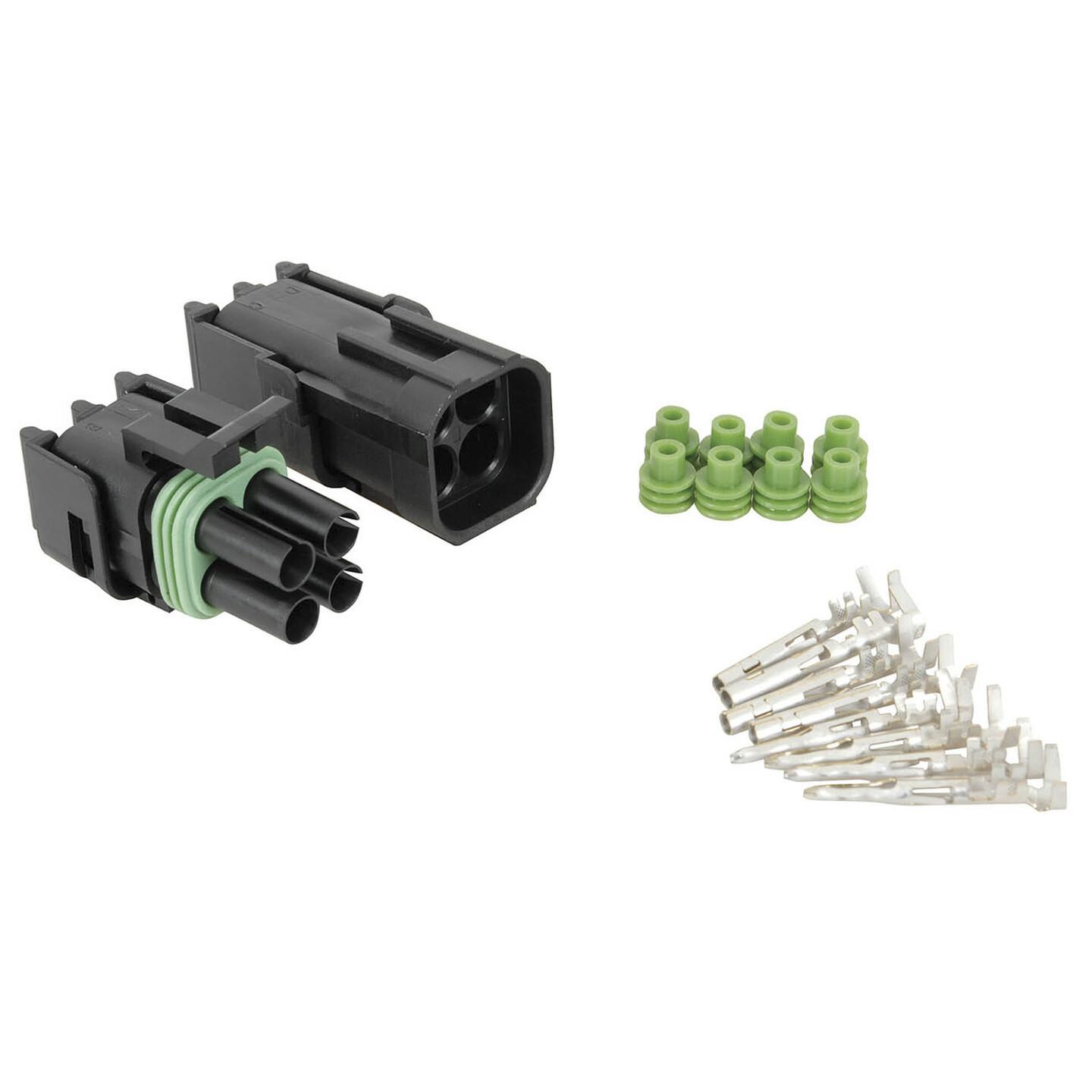 Automotive Waterproof JR Plug and Socket Set - 4 way