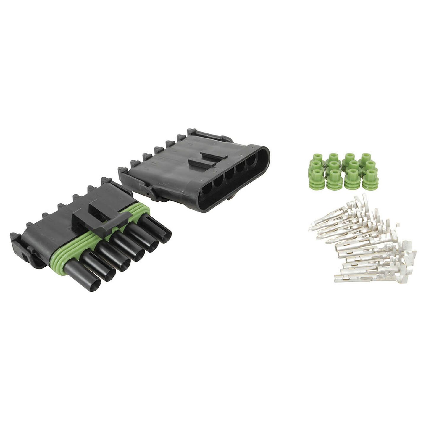 Automotive Waterproof FS Plug and Socket Set - 6 Way