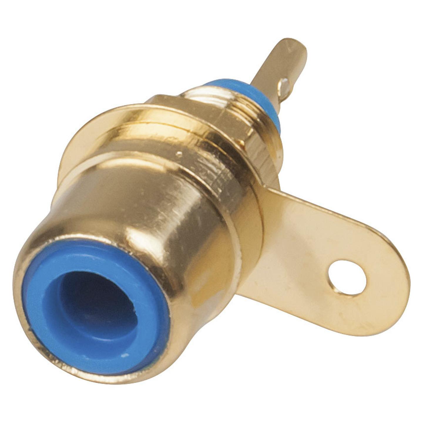 RCA Chassis Socket Blue