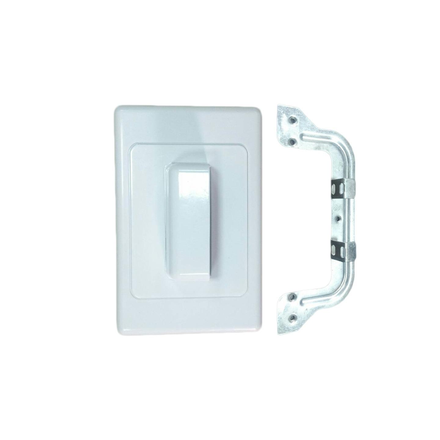 Brushed Rear Cable Entry Wall Plate