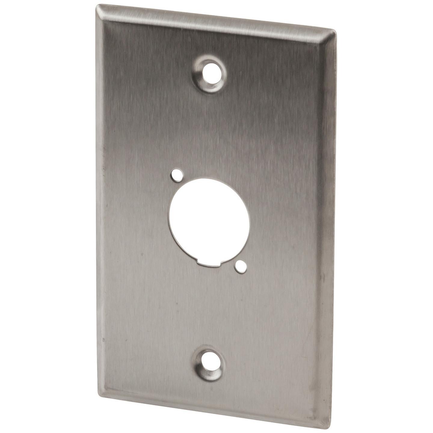 Stainless Steel Wall Plate XLR/Cannon