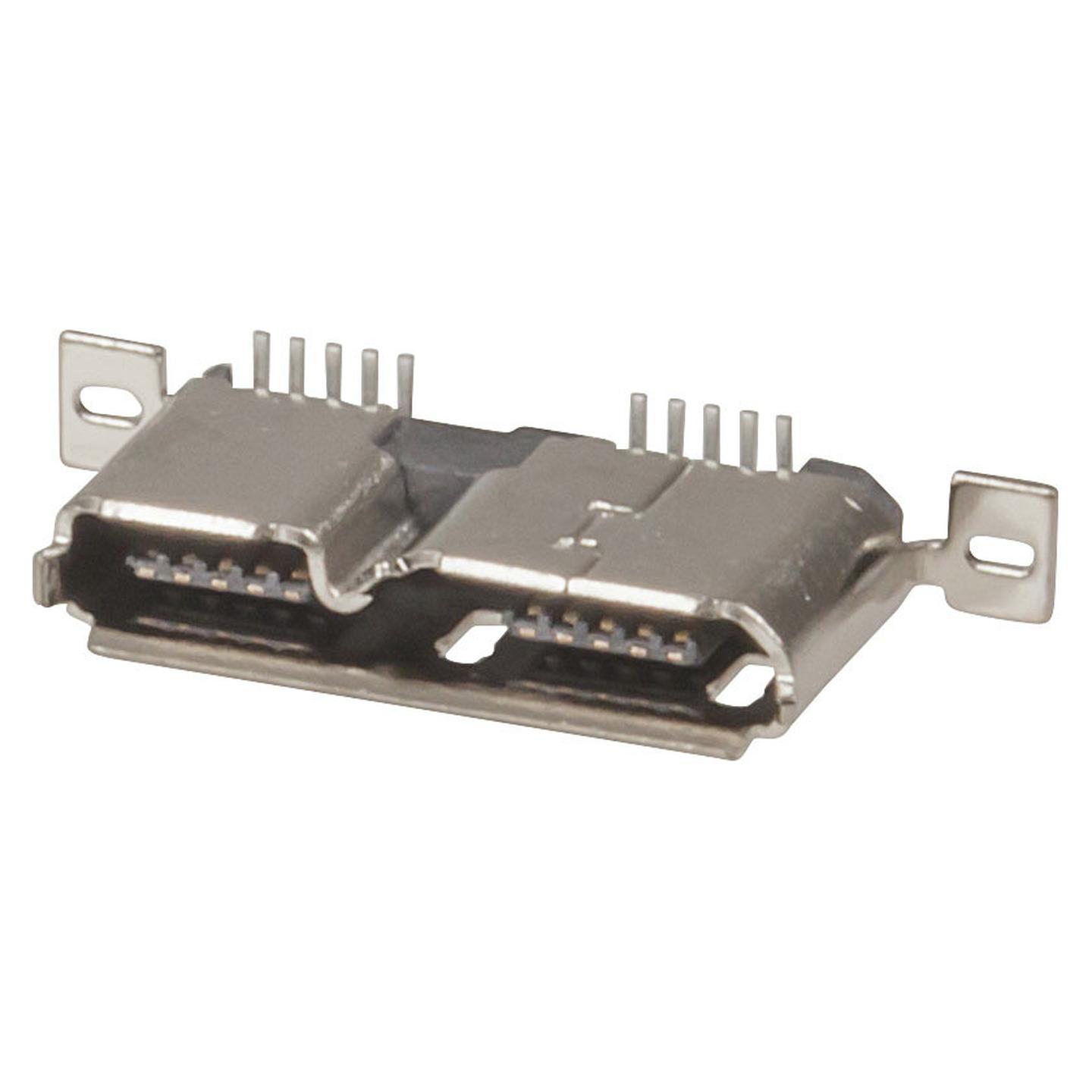 PCB Mount Micro USB 3.0 Type B Socket