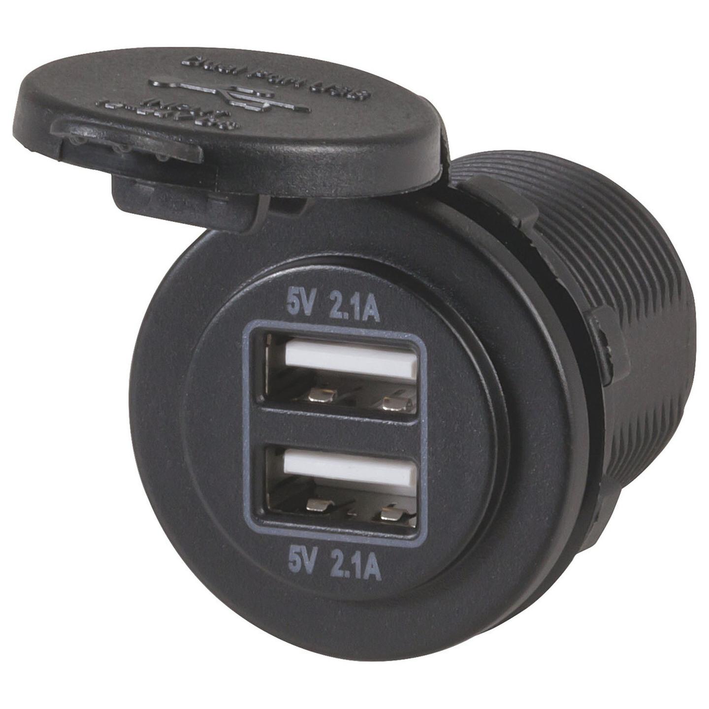 Easy-Install 2x2.1A Dual USB Charging Ports