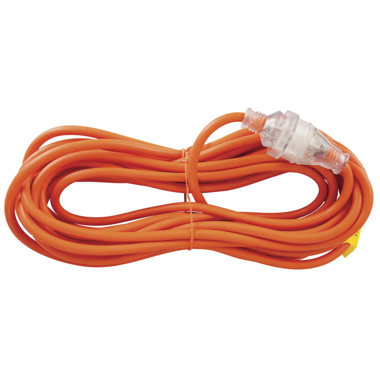 10m Heavy Duty 15A Mains Extension Cable