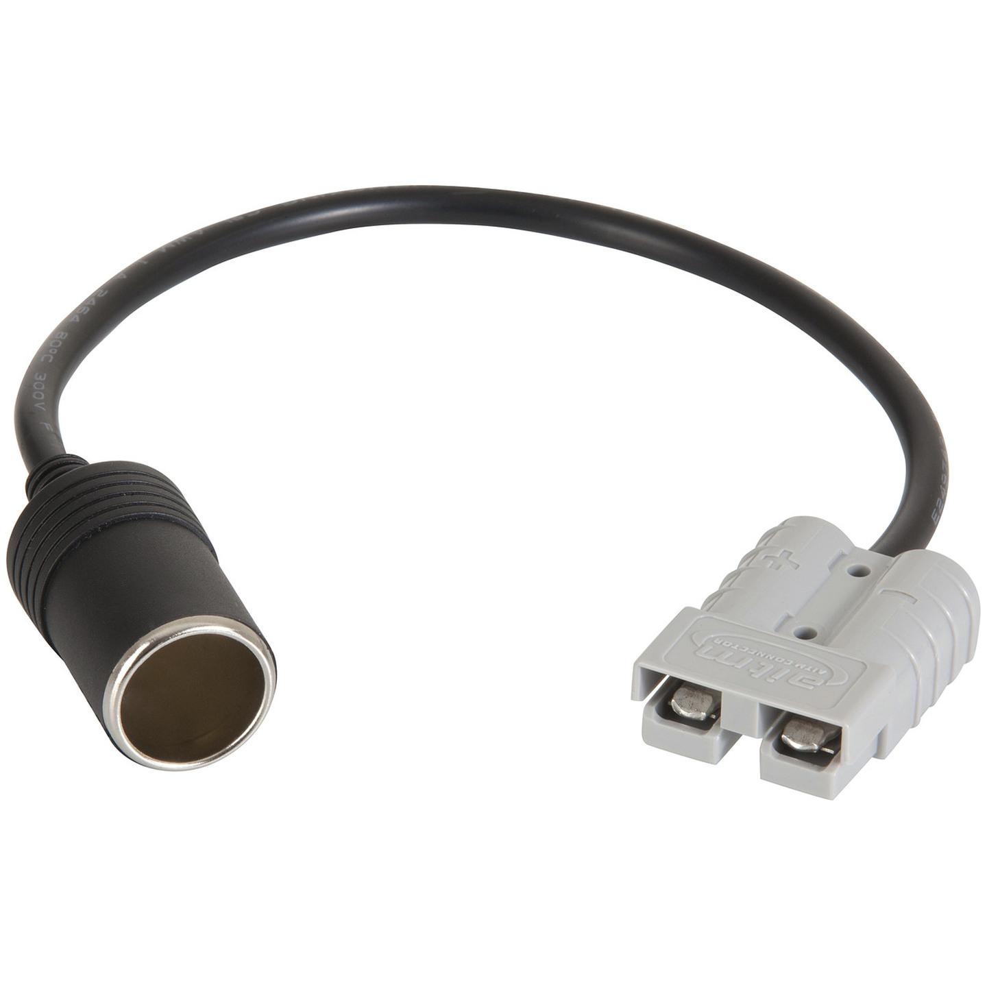High Current Connector Cigarette Socket Cable 50A 15A