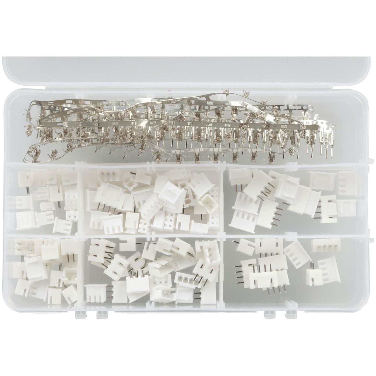 Connectors Kit with Popular JST XHP and PH2 Headers - 120 connector pack
