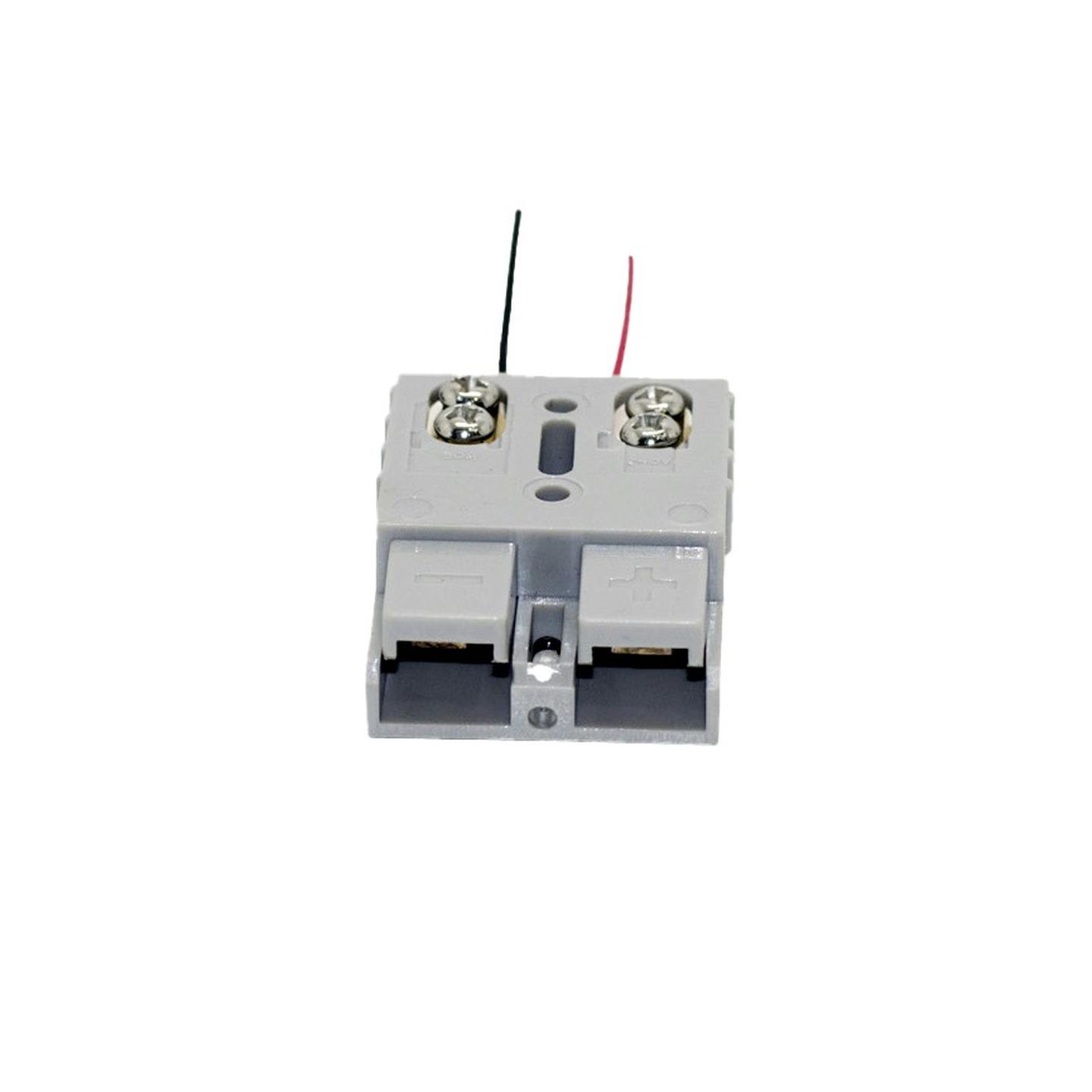 Trailer Vision 2 pole 50A Connector with Screw Terminals and LED Indicator
