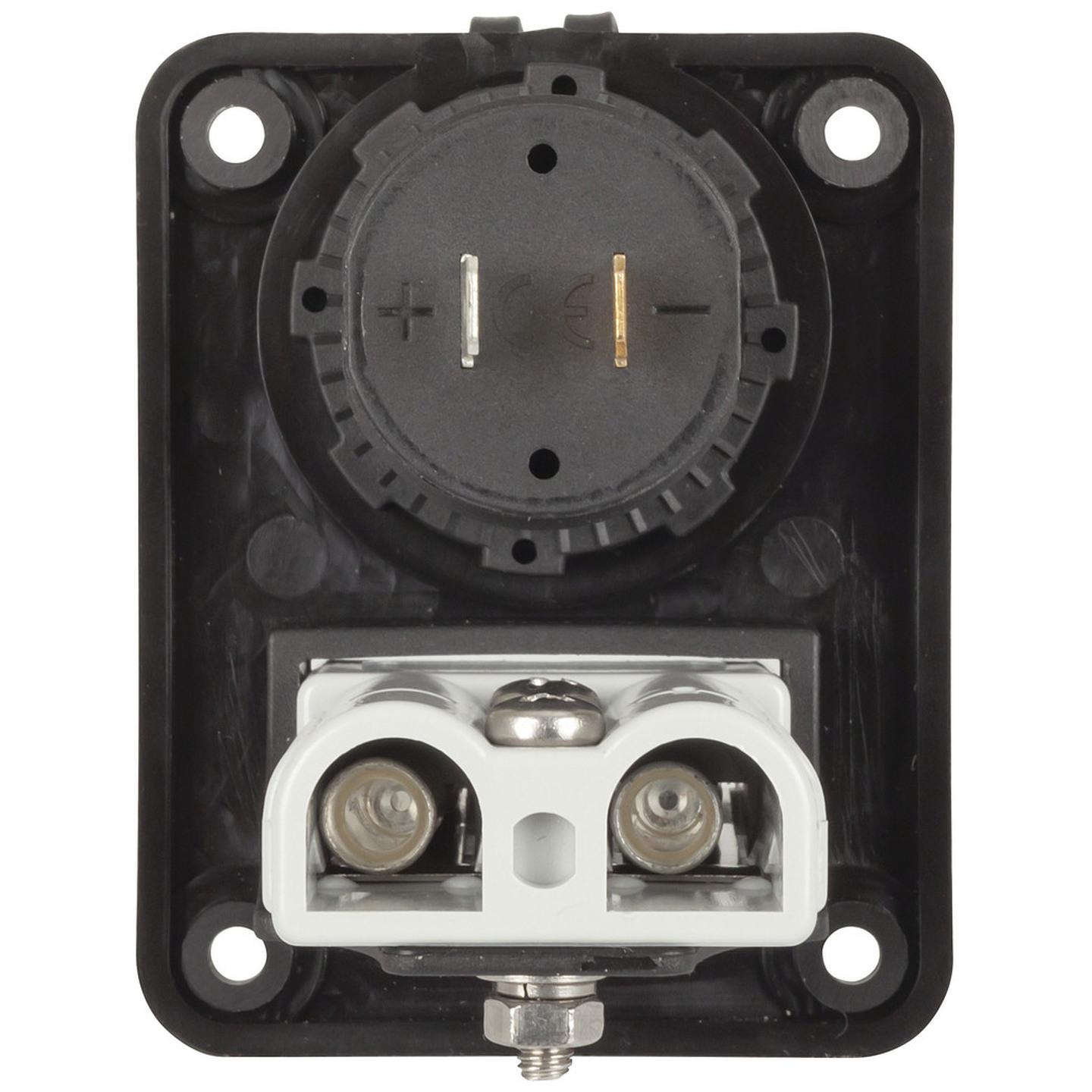 Panel Mount with High Current 50A Connector and USB Socket