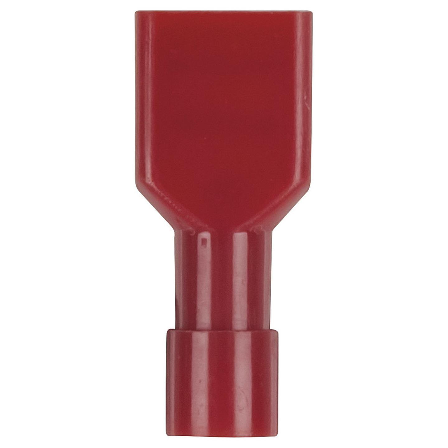 Fully Insulated Female Spade - Red - Pack of 8