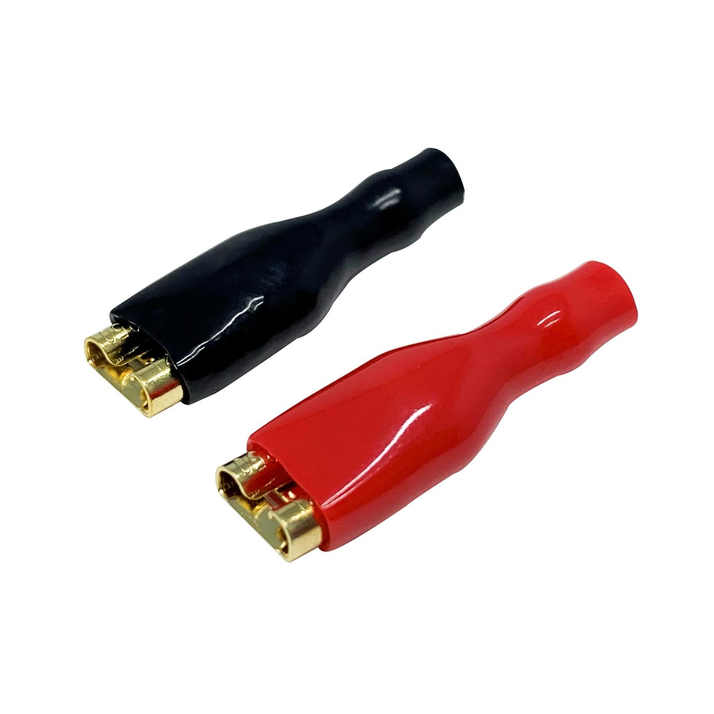 Red and Black Gold Spade QC Lugs Pack