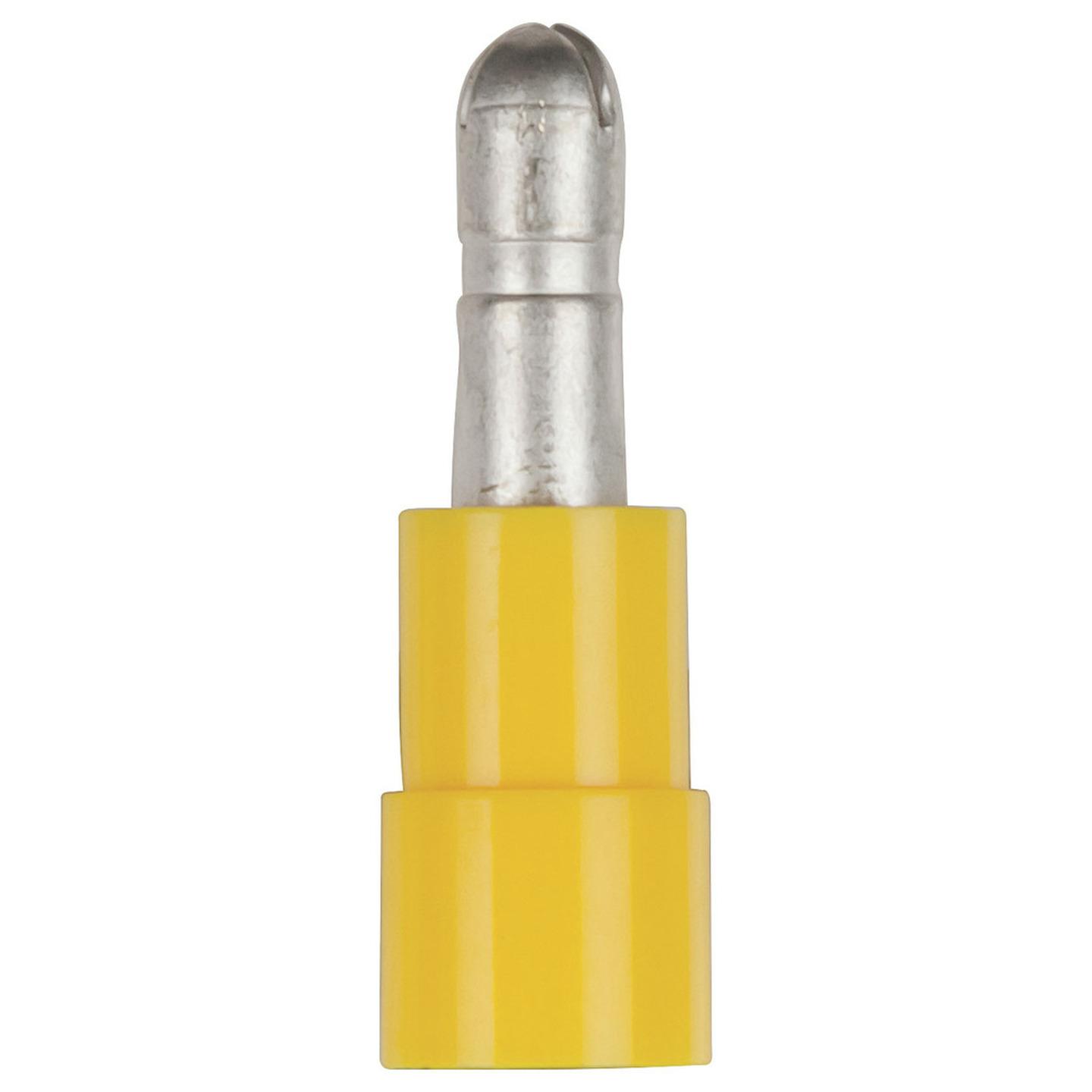4mm Bullet Male - Yellow - Pack of 8