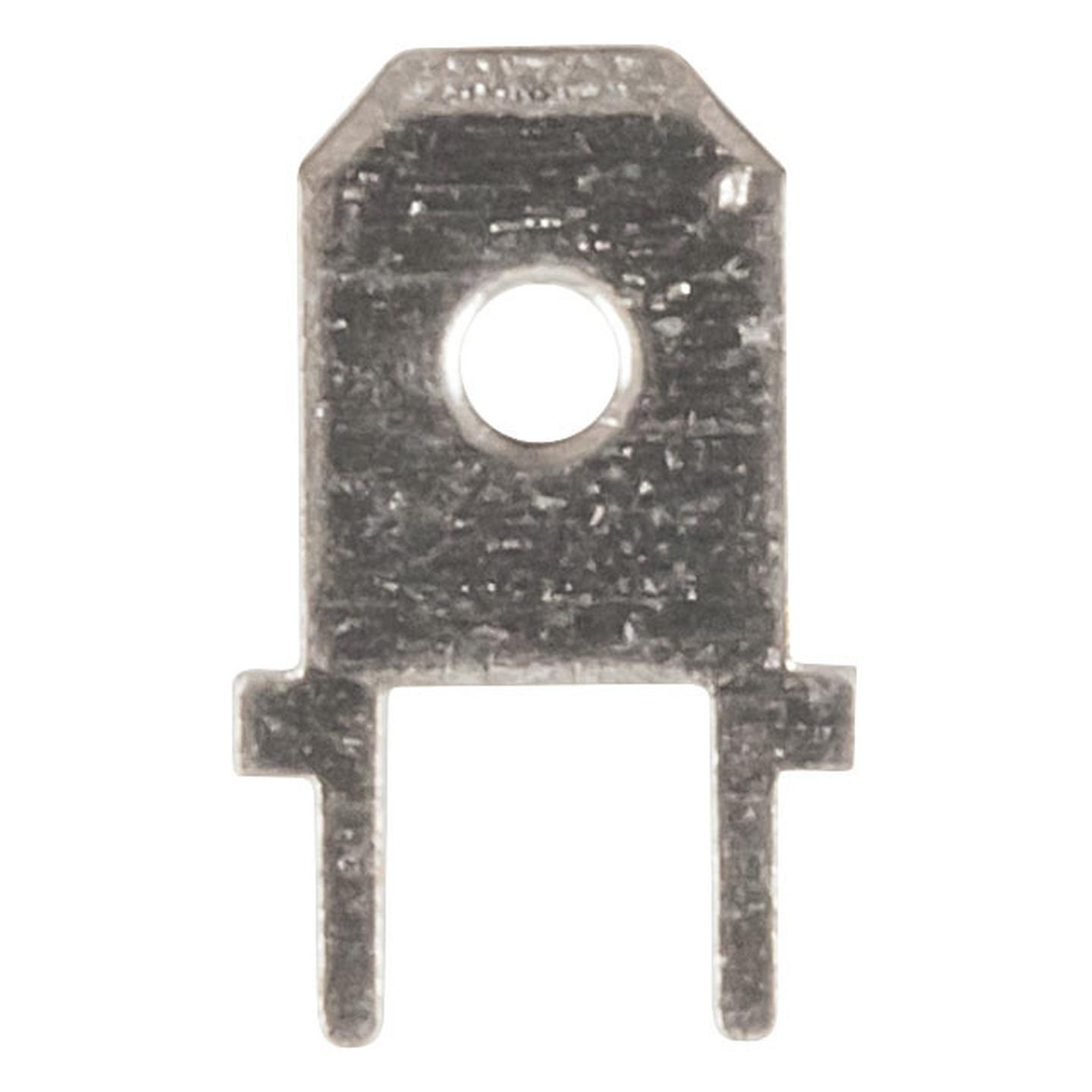 Spade Connectors 6.3mm Vertical PCB Pack of 8