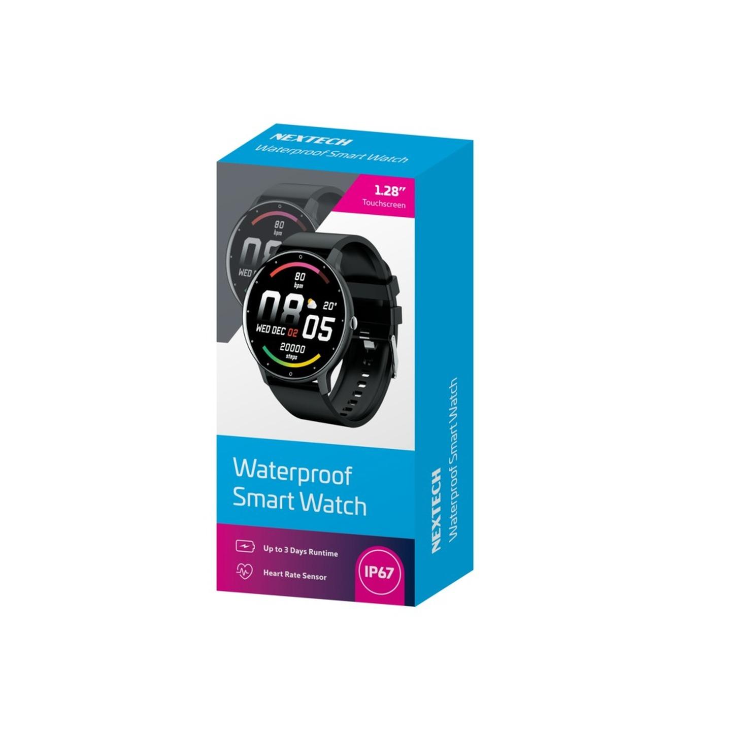 Nextech Waterproof Smart Watch with 1.28 Inch Touchscreen