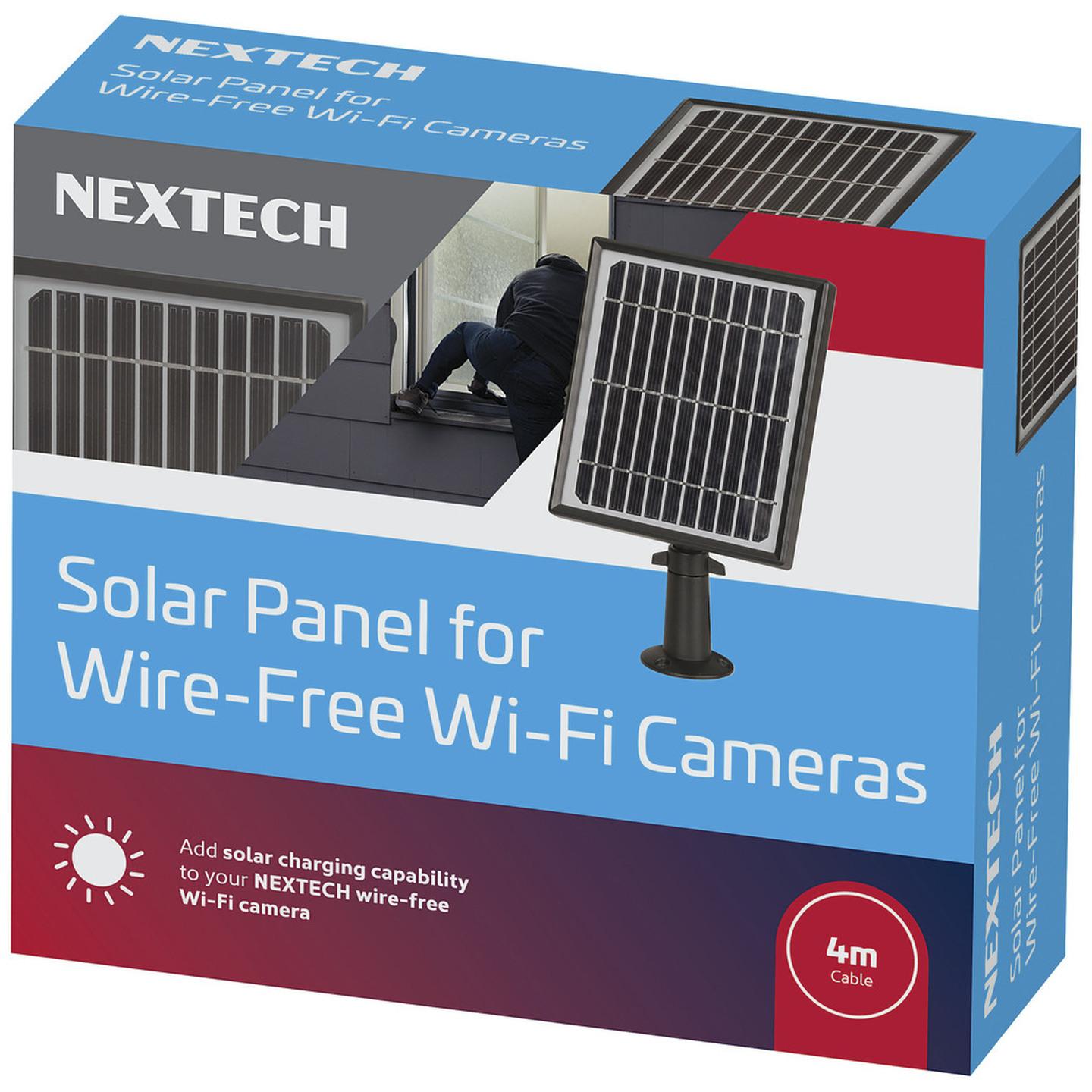 Solar Panel Suitable for Wire-Free Wi-Fi Cameras